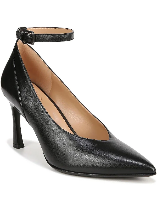 Women's Soft Sole Shoes Ace Womens Leather Buckle Ankle Strap