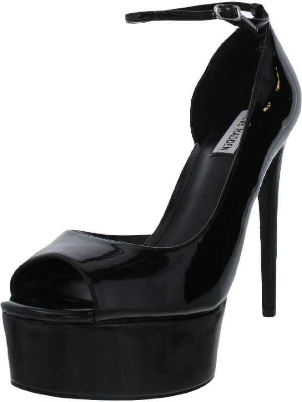 Women's Fluffy Indoor Shoes Affair Womens Patent Stilettos D'Orsay Heels