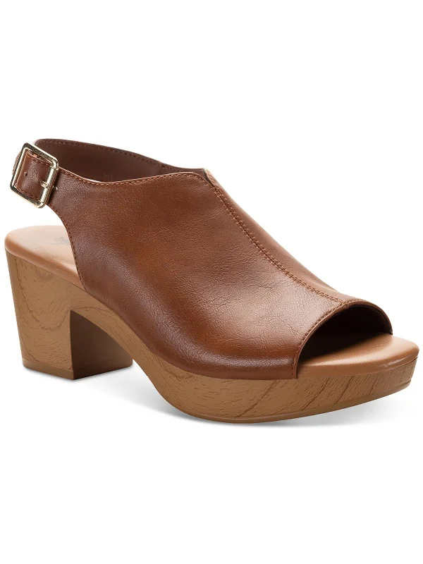 Latest Fashion Amaraa Womens Faux Leather Buckle Clogs
