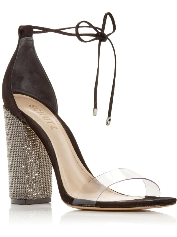 Non-Slip Shoes Sale Anahe Womens Suede Rhinestone Heels