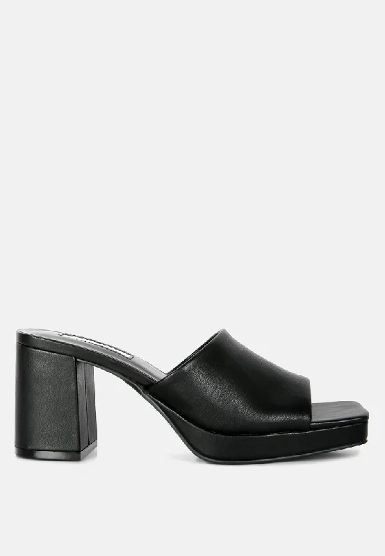Mega Sales artemisa block heel slip on sandals