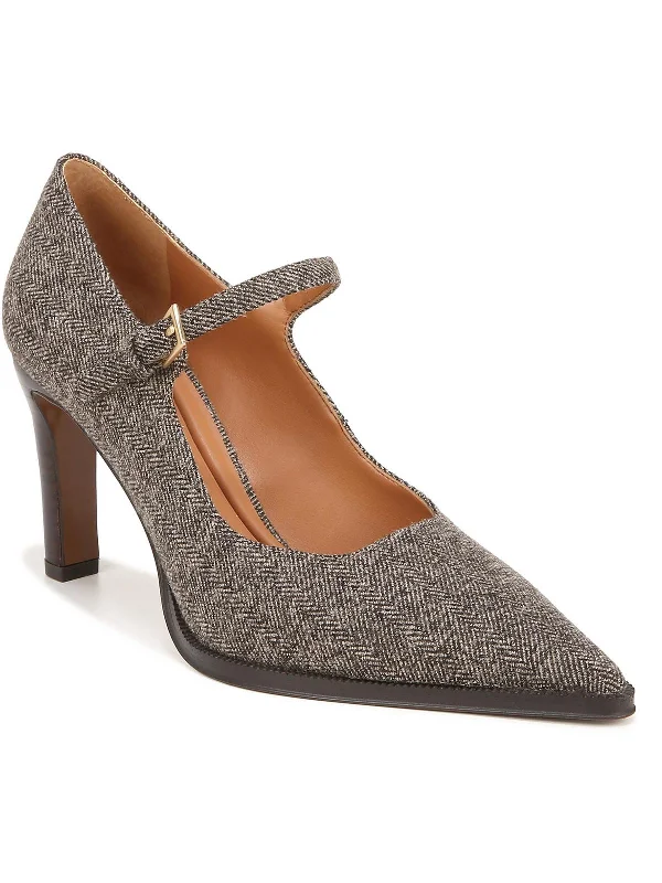 Stylish Savings Atena Womens Buckle Ankle Strap Pumps