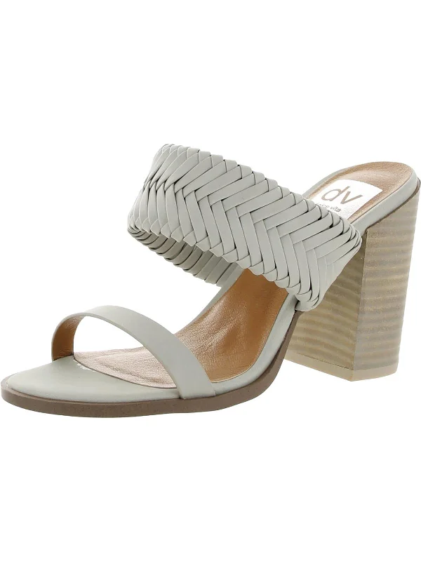 Ride The Style Wave Bambi Womens Faux Leather Dressy Slide Sandals