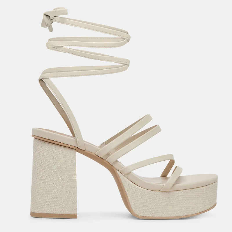 Trendy Women's Wear Collection Barbs Heels Ivory Stella