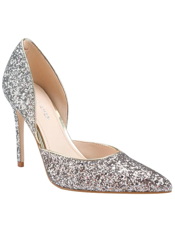 Casual Slip-Ons Promotion Christay Womens Glitter Slip-On D'Orsay Heels