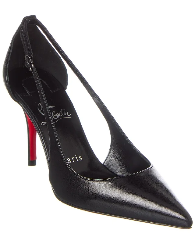 Comfort Meets Fashion Christian Louboutin Apostrophoric 80 Leather Pump