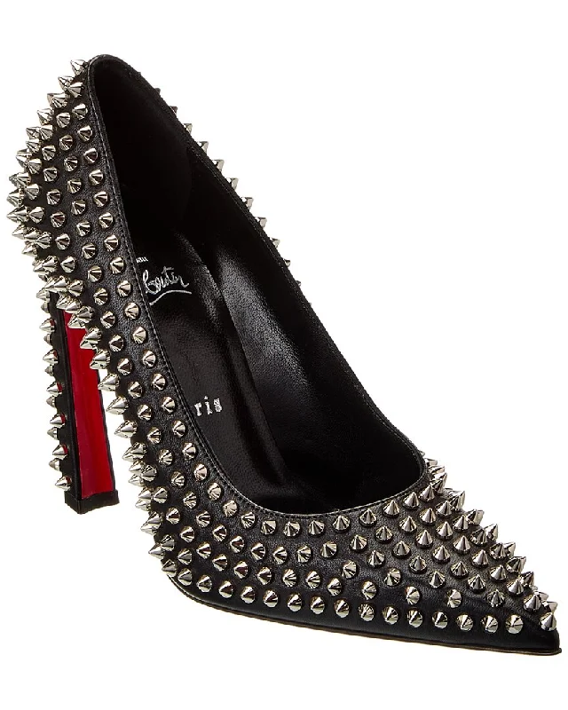 Versatile Shoes Promotion Christian Louboutin Condora Spikes 100 Leather Pump