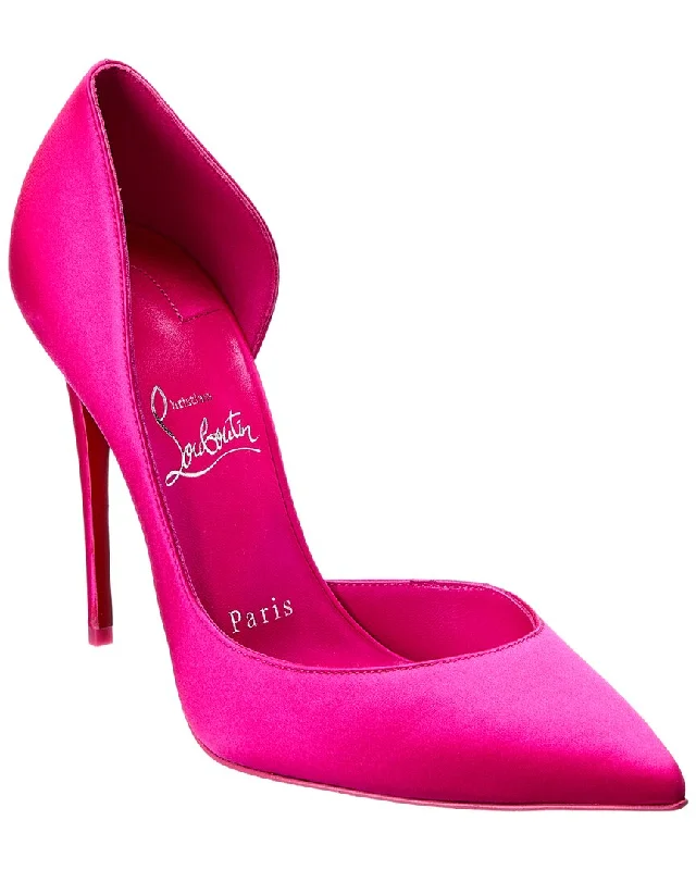 Special Offers, Don't Miss Christian Louboutin Iriza 100 Satin Pump