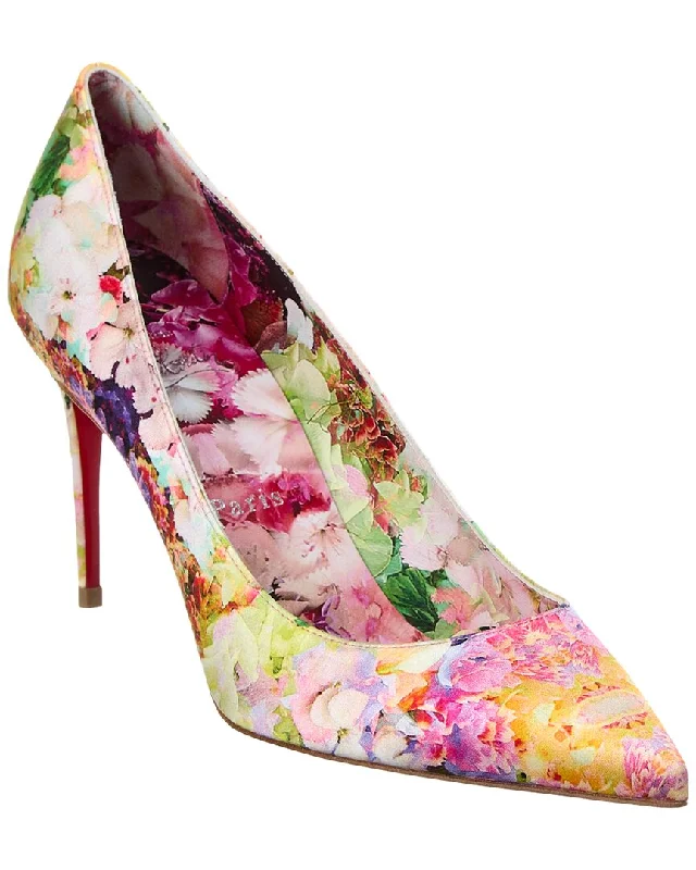Comfortable Maternity Shoes Christian Louboutin Kate 85 Satin Pump