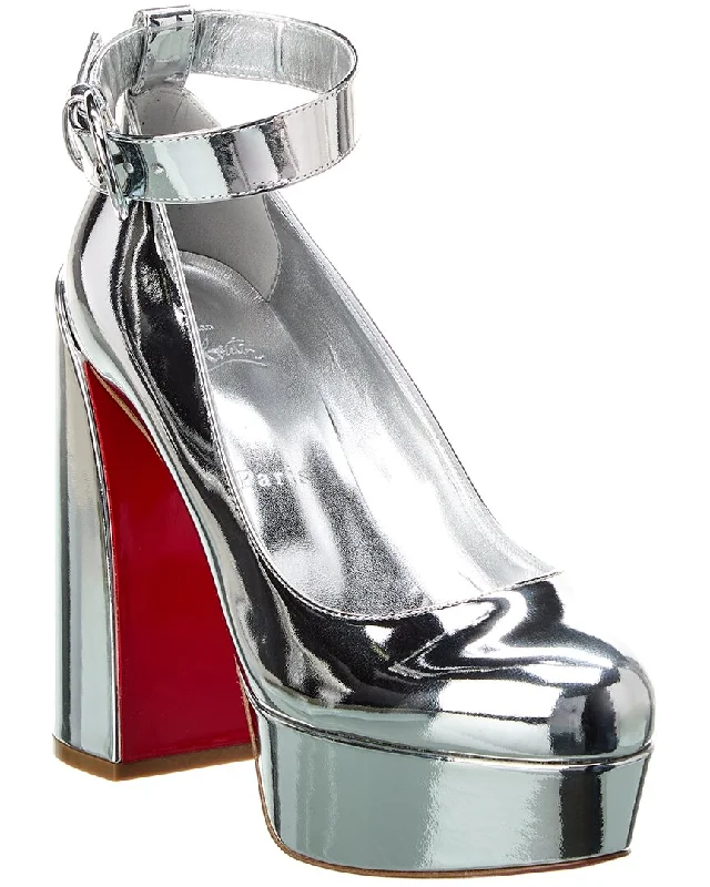 Stylish Savings Christian Louboutin Movida Sabina 130 Patent Platform Pump