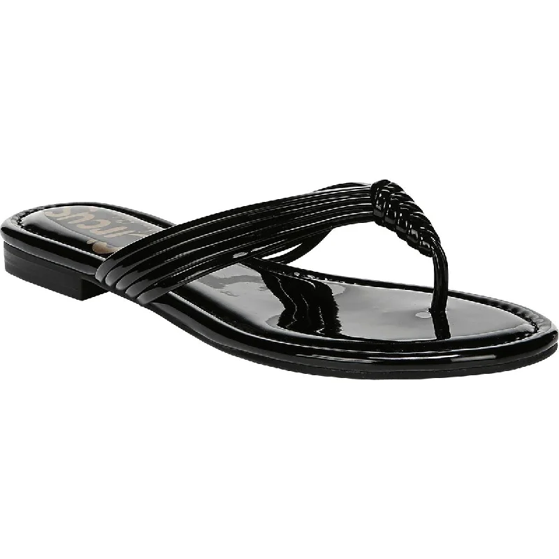 Urban Elegance Deals Circus by Sam Edelman Womens Cassiana Patent Slip On Flip-Flops