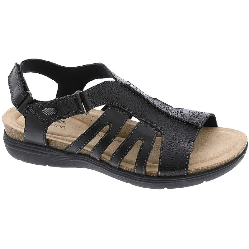 Designer Shoes Clearance Clarks Womens APRIL BELL Leather Ankle Strap