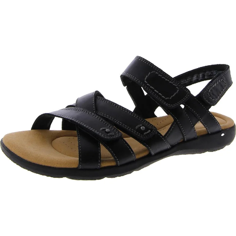Fashionable Casual Shoes Sale Clarks Womens Elizabelle Gem Leather Ankle Strap Strappy Sandals