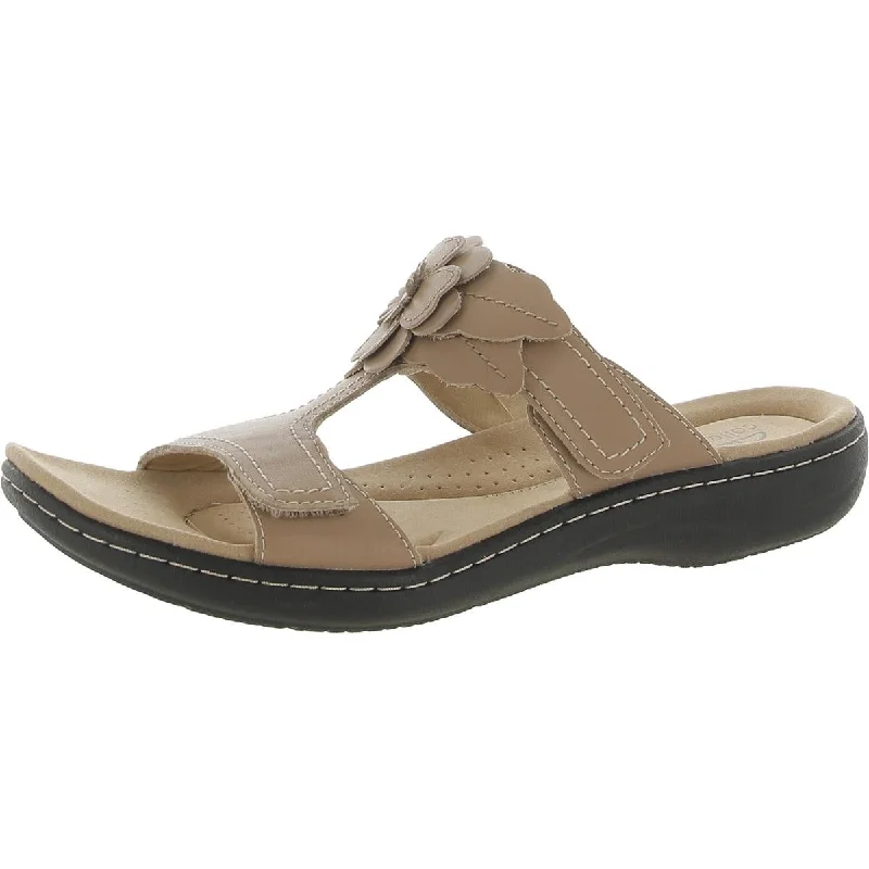 Timeless Style Promotions Clarks Womens Laurieann Madi Slip On Flat Slide Sandals