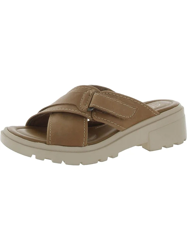 Refined Fashion Sale Coast Cross Womens Leather Crisscross Wedge Sandals