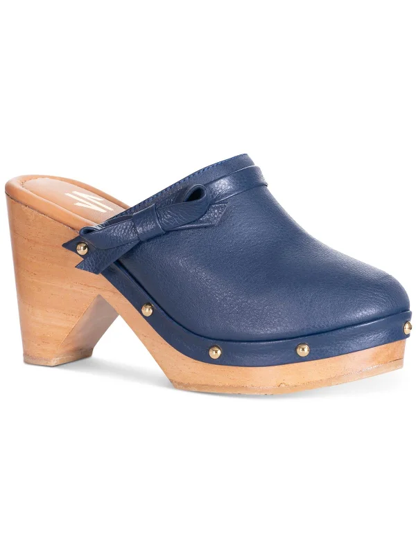 Trendy Boots Discount DAILY CLOG Womens Leather Slip On Clogs