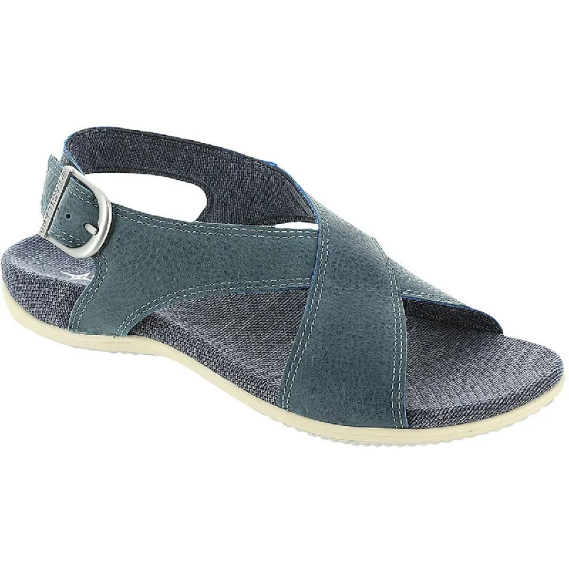 Find Your Unique Flair Eastland Womens Coastal Leather Ankle Slingback Sandals