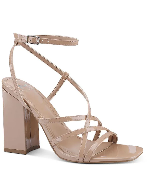 Mega Sale Edalyn Womens Strappy Metallic Ankle Strap