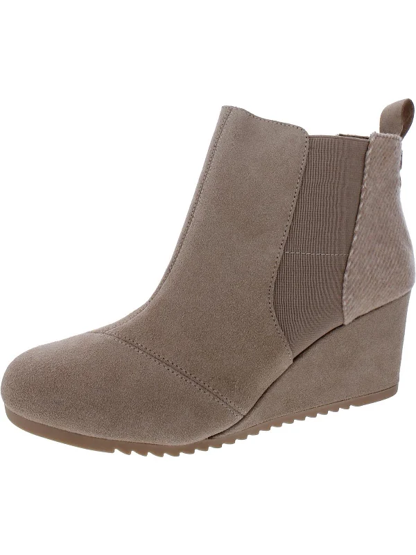 Exclusive Discount Emery Womens Suede Pull-on Wedge Heels