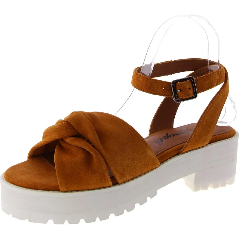 Premium Boots Discounts Essex Womens Leather Open Toe Heel Sandals