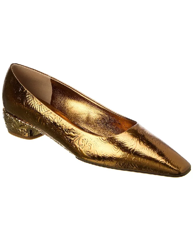 Explore What's New Ferragamo Riace Leather Pump