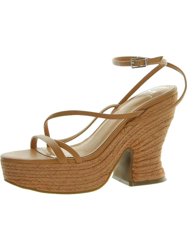 All-Day Comfort Shoes Fetch Womens Strappy Buckle Ankle Strap