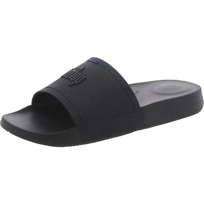 Trendy Looks On Sale Fitflop Womens Open Toe Slip On Pool Slides