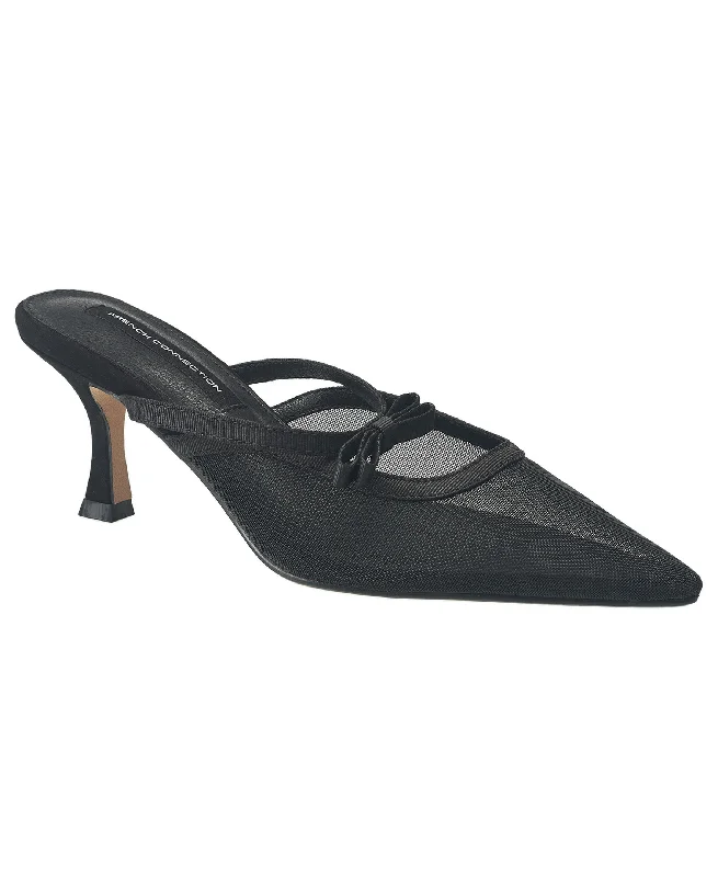Modern Flat Shoes Offers French Connection Women's Mesh Toe Kitten Heel