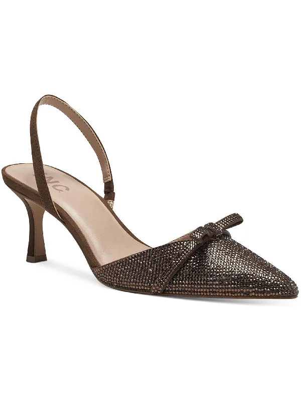 Women's Flats Sale Gelsey  Womens Dressy Slingback Kitten Heels