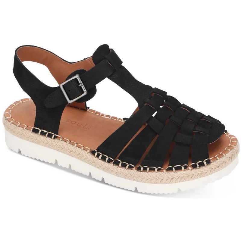 Fashion Forward Gentle Souls by Kenneth Cole Womens LIZZY Leather Basket Platform Sandals