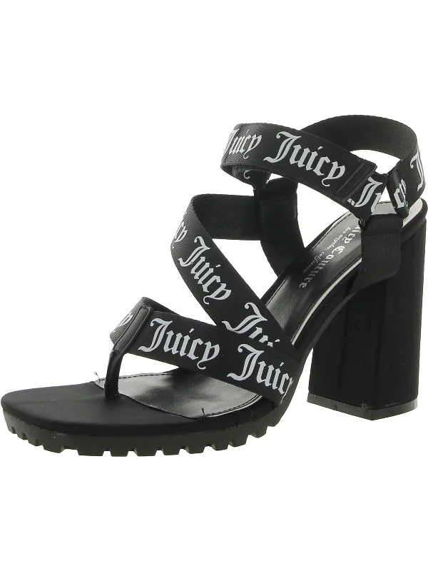 Limited-Time Shoe Deals Georgette Womens Open Toe Strappy Heels