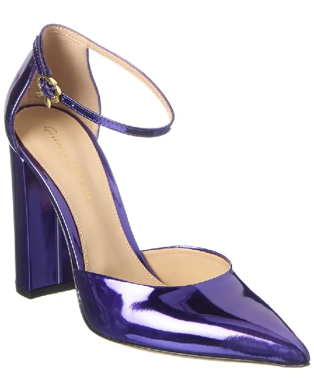 Sleek Style Discounts Gianvito Rossi Piper Anklet 100 Leather Pump
