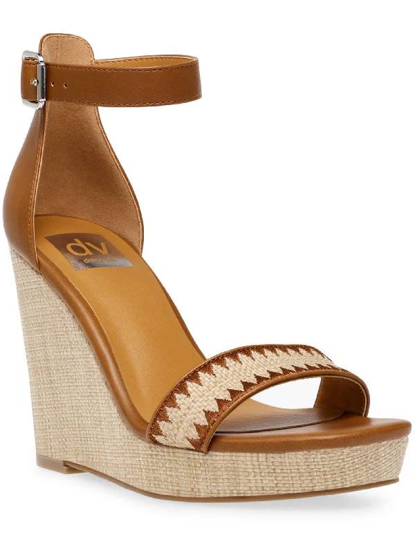 Ultra-Soft Flats Deal Harla Womens Wedge Ankle Strap Heels