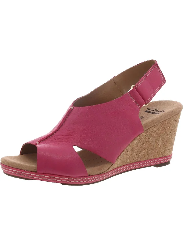 fuchsia leather