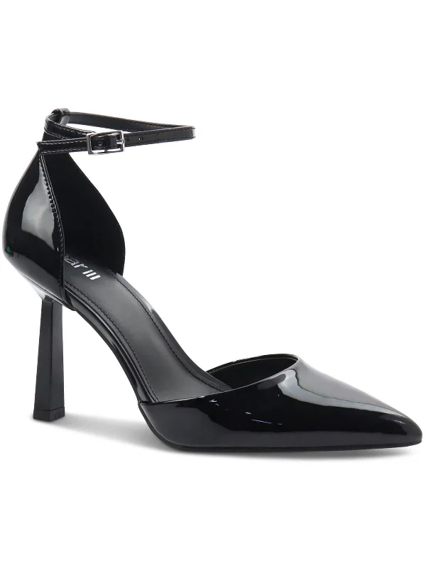 Limited-Time Shoe Deals Idaa Womens Patent Pointed Toe Ankle Strap