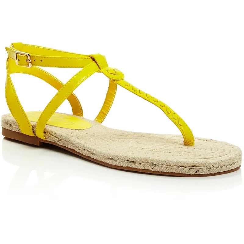 Soft Sole Casual Shoes Jack Rogers Womens Evie Leather Ankle Strap Espadrilles