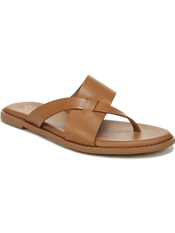 All-Season Shoes Discount Jenice Womens Leather Slip On Thong Sandals