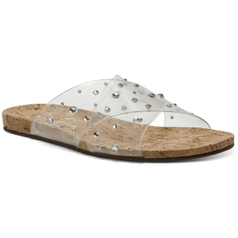 Must-Have Boots Sale Jessica Simpson Womens Tislie Open-toe Slip-On Slide Sandals
