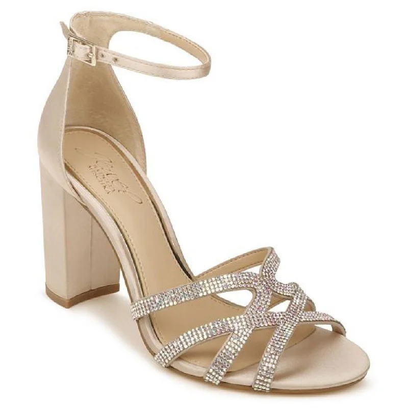 Elegant Evening Shoes Deal Jewel Badgley Mischka Womens Fidelity Satin Dressy Ankle Strap Elegant Evening Shoes Deal Jewel Badgley Mischka Womens Fidelity Satin Dressy Ankle Strap