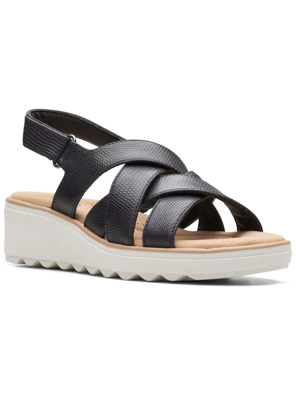 Seasonal Footwear Sale Jillian Spring Womens Leather Criss-Cross Strappy Sandals