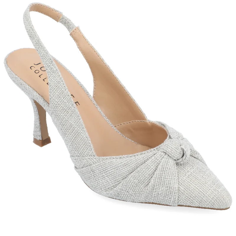 Comfortable Flat Feet Shoes Journee Collection Women's Bahar Pumps