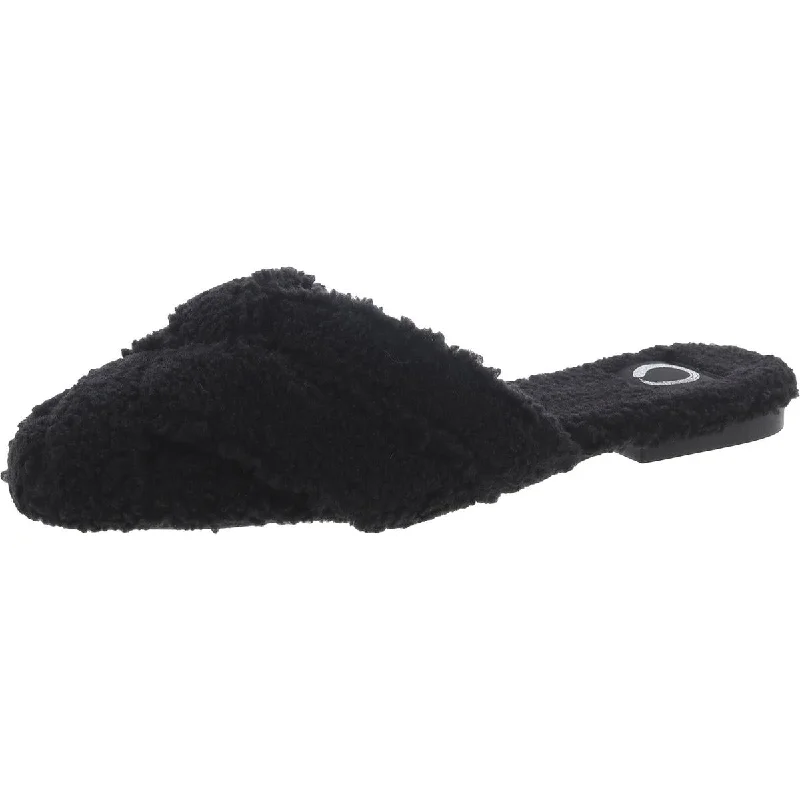 Budget Friendly Journee Collection Womens Faux Fur Square Toe Mule Sandals