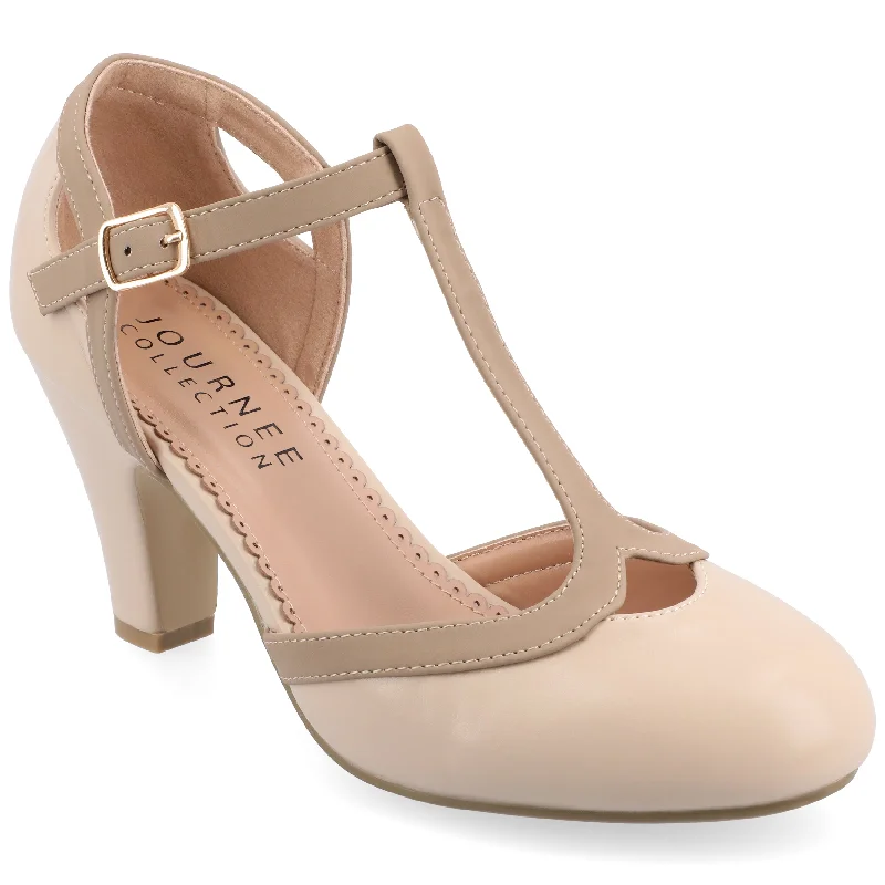 Laid-Back Fashion Offers Journee Collection Women's Wide Width Olina Pump