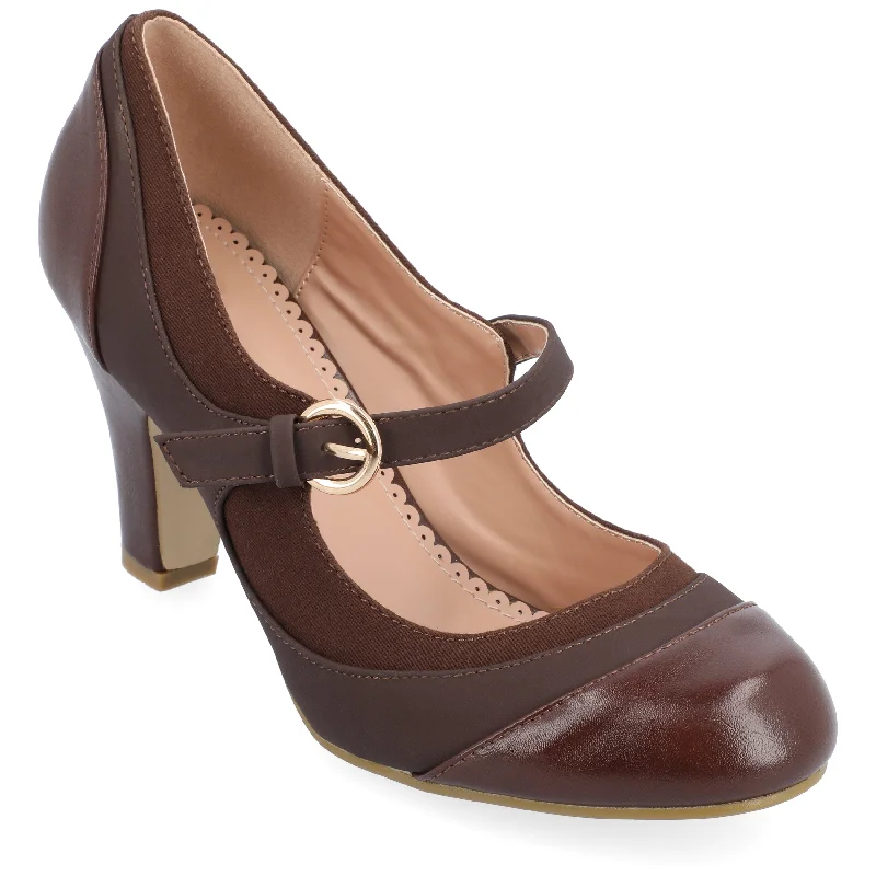 Feminine Luxe Style Sale Journee Collection Women's Wide Width Siri Pumps