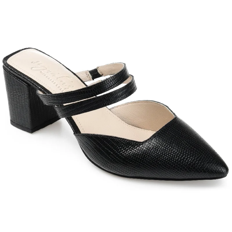 Stylish Looks Journee Signature Women's Genuine Leather Tru Comfort Foam Kaitlynn Pump