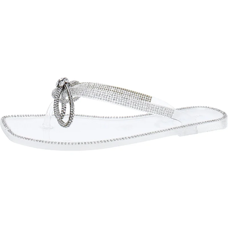 Vintage Style Deals Juned Womens Rhinestone Jelly Sandals