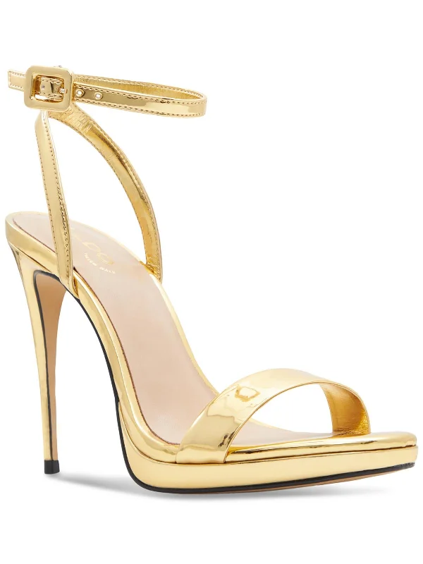 Limited-Time Shoe Deals Kat Womens Patent Ankle Strap Pumps