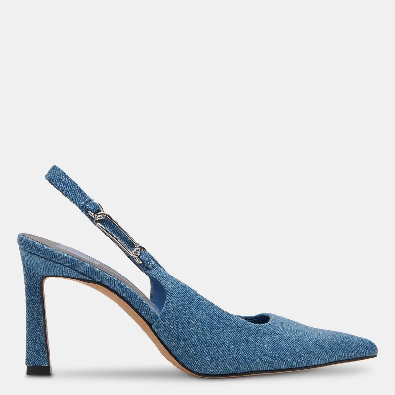 Formal Shoes Clearance Krista Heels Blue Denim