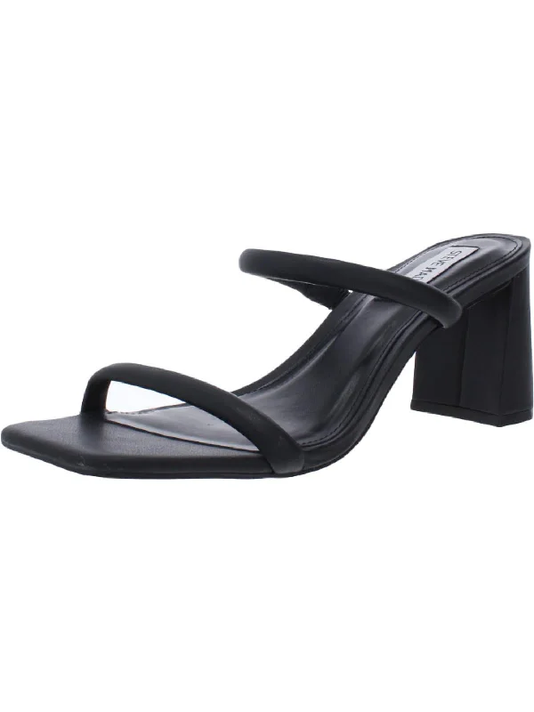Ultra-Light Footwear Sale LiLah Womens Slip On Strappy Block Heels