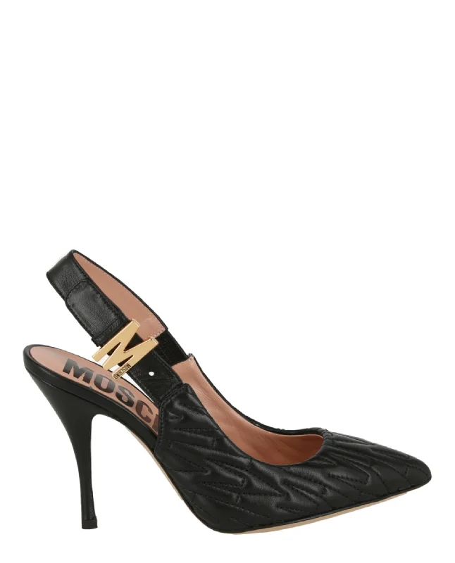 Clearance Sale, All Cheap M-Quilted Slingback Pumps